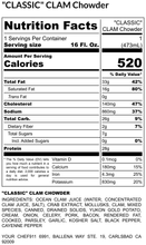 Load image into Gallery viewer, "CLASSIC" CLAM CHOWDER